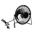 thumbnail image 3 of Ventilador con panel solar de 5 W, USB, ajustable 360 grados, para invernadero, gallinero, caseta para perros al aire libre., 3 of 14