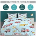 thumbnail image 6 of Fire Engine Car Truck Bedding Set with Zipper Closure for Girls & Boys, 6 of 6