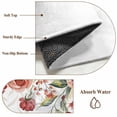 thumbnail image 6 of Pink Floral Round Area Rug 4 FT, Non Slip Indoor Outdoor Rug, Spring Pastoral Botanical Wildflowers Leaves Washable Soft Circular Carpet Non-Shedding Floor Mat for Coffee Table Nursery Foyer Balcony, 6 of 8