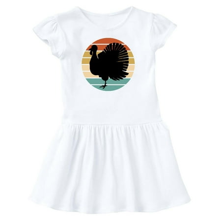

Inktastic Thanksgiving Holiday Turkey Dinner Gift Toddler Girl Dress