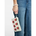 thumbnail image 2 of No Boundaries Women's Beaded Wristlet, Beige Strawberry, 2 of 4