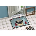 thumbnail image 4 of Caroline's Treasures BB1758JMAT Winter Holiday Fawn Pug Door Mat, Indoor Rug or Outdoor Welcome Mat 24x36 Doormat , 24H, 4 of 4