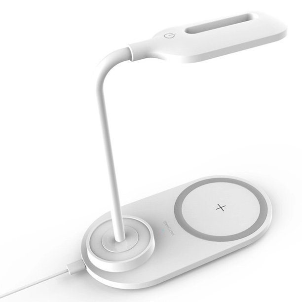 Lámpara de escritorio LED con control táctil de carga inalámbrica 3 temperaturas de color L Abanopi Lámpara de escritorio