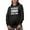 Black, variant on I'm Almost a Millionaire, I Have All the Zeros, I Just Need a One - Money Joke Quote, Black Hooded Sweatshirt or Hoodie, 3XL