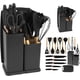 thumbnail image 5 of Juego 19 Utensilios de Cocina de Silicona Antiadherentes Resistentes al Calor con Espátula, Tabla de Cocina, Cuchillos, Cucharones, Pinzas, Batidor y Bote Organizador Ideal para Regalo (Negro), 5 of 6
