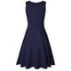 thumbnail image 1 of Guardurnaity Vestido casual Sin mangas Cómodo Vestido de verano Playa Vacaciones Escuela Graduación Vacaciones Fecha Noche Verano Ropa Accesorios Vestidos Azul oscuro S, 1 of 6