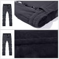 thumbnail image 4 of Women's Outdoor Quick Dry Hiking Trousers Winter Softshell Windproof Fleece Lined Walking Climbing Pants, 4 of 5