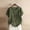 A1 Army Green, variant on Linen Summer Tops for Women Women Boho Tops Cotton Linen Shirts 2026 Spring Tops Muslin Tops Bohemian Peasant Shirts Linen Blend Shirts Women Tunic Top Short Sleeve Dressy Shirts Beige M