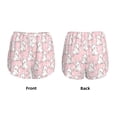 thumbnail image 4 of Disketp Cute Rabbit Print Women's Shorts Workout Shorts for Athletic Gym Running Shorts with Phone Pockets XX-Large, 4 of 8
