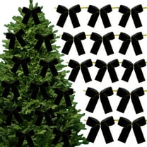 Christmas Decorations Indoor 12pc Velvet Christmas Tree Bow Decoration Wreath Bow Decoration Outdoor Decor