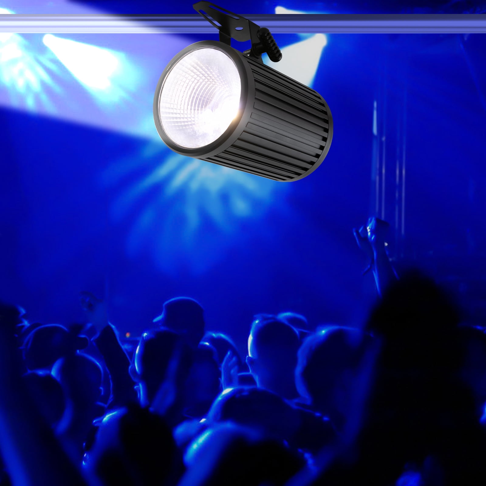 Wildnix Waterproof Outdoor Par Light with DMX and Master-Slave Control, Ideal for Stage Lighting and Events, 200W Power with Multi-Color Effects