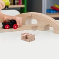 thumbnail image 1 of IFANLANDOR Train Buckle For Train Track Playing Pretend Wooden Rails Light Yellow Straight 1Set, 1 of 7