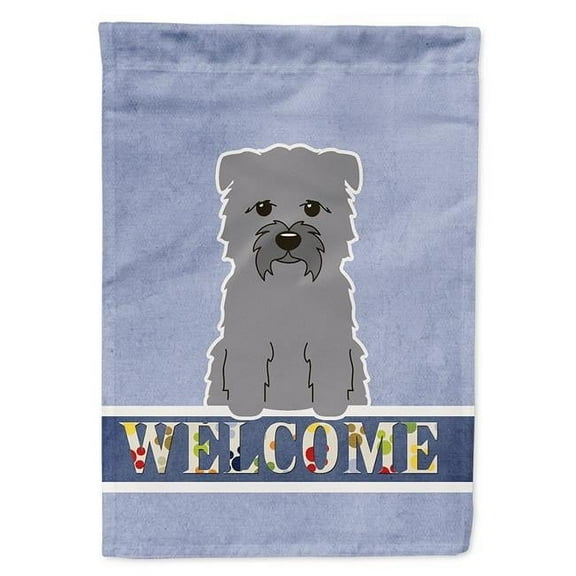 Carolines Treasures BB5640GF Glen of Imal Grey Welcome Garden Size Flag
