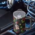 thumbnail image 5 of Festive 30oz Christmas Tumbler Stainless Steel Water Bottle with Straw and Lid Gifts for Holiday Travel or Home, 5 of 5