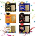 thumbnail image 3 of Holloyiver Graduation Picture Frames, Class of 2024 Graduation Wooden Photo Frame, Graduation Standing Photo Frame, High School College Graduation Gifts for Class of 2024 Girls Boys Son Daughter, 3 of 9