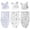 typec, variant on DEBGFS Baby Swaddle Sleep Sack with Hat Soft Cotton Newborn Wearable Swaddle Wrap for 0-3 months Girls Boys 3-Pack,typec
