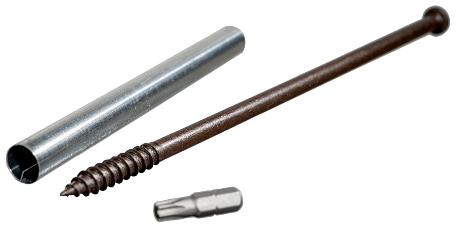 Midwest Fastener #14 x 8" Brown Steel Star Drive Pan Head Gutter Screws (10 pcs.)