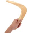 thumbnail image 3 of 2 Pcs Boomerang en Bois pour Étudiants Jouet Artisanal pour Sports Extérieurs Attrape Rapide et Retourne Boomerang pour Jeux de Lancer et Attraper, 3 of 9