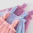 thumbnail image 4 of Godom Little Girls Dresses Summer Sleeveless Sundress Twirly Party Clothing Birthday Dress, 4 of 4