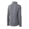 thumbnail image 6 of Port Authority Ladies Heather Microfleece Full Zip Jacket-L (True Navy Heather), 6 of 6