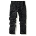 thumbnail image 6 of Mlqidk Men's Cargo Tactical Pants Quick Dry Big and Tall Work Pants Waterproof Flex Ripstop Camping Pants Combat Trousers Multi-Pocket Black 3XL, 6 of 6