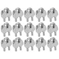 thumbnail image 3 of Sonew M2 Wire Rope Cable Clip Clamp,15pcs 1/16 Inch M2 Stainless Steel Wire Rope Cable Clip Clamp U Bolt Saddle Fastener,Wire Rope Cable Clip Clamp, 3 of 8