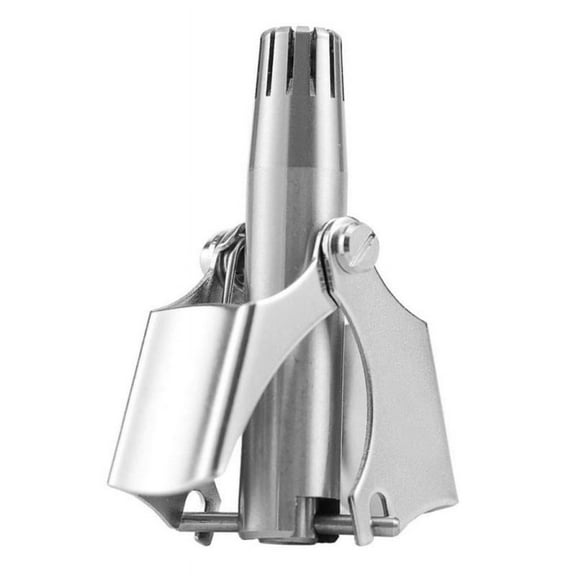 Portable Manual Mens Ear Nose Hair Trimmer Nasal Hairs Cordless Cutter