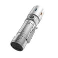 thumbnail image 2 of PEONAVET Clearance Under $1 Portable Small Flashlight with White Lasers Fluorescent Telescopic Zooms Flashlight Electric Display with Pen Clip Strong Light Flashlight, 2 of 6