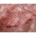 thumbnail image 5 of oneOone Silk Tabby Red Fabric Block Sewing Craft Projects Fabric Prints By Yard 42 Inch Wide, 5 of 6