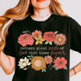 thumbnail image 2 of Retro Floral Mama Quote Tee | "She Is Mom" T-Shirt | Floral Design Mama Shirt | Perfect Mother’s Day Gift, 2 of 4