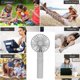thumbnail image 4 of Portable Mini Hand-held Small Folding Desk Fan Cooler Cooling Usb Rechargeable, 4 of 5
