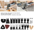 thumbnail image 3 of Oscillating Saw Blades, Oscillating Tool Blades Oscillating Multi Tool Blades Universal Saw Accessories Oscillating Multitool, for Metal Plastics Wood, 3 of 7