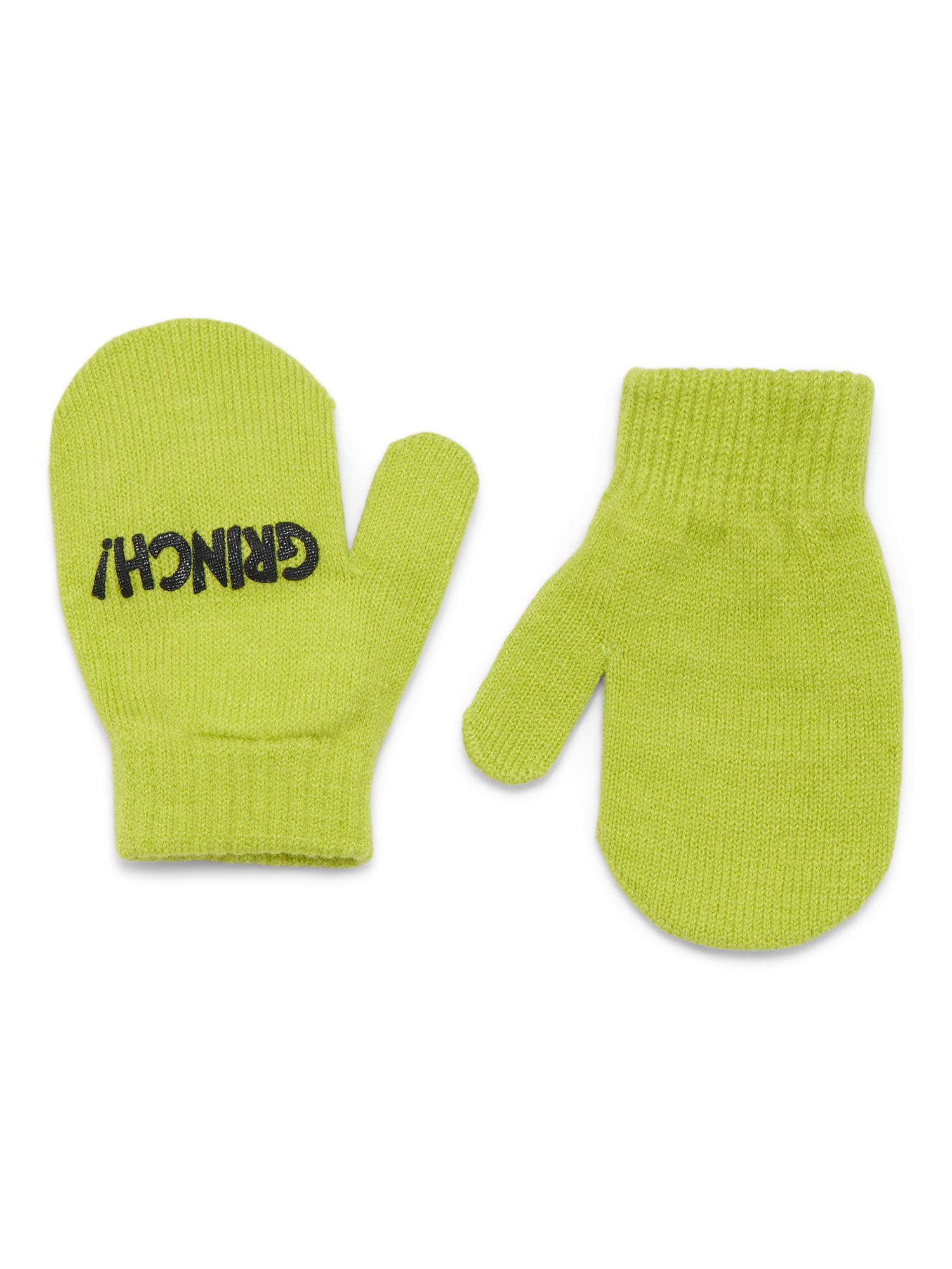 Dr. Suess The Grinch Toddler Boys or Girls Beanie Hat and Gloves Set, 2-Piece, One Size