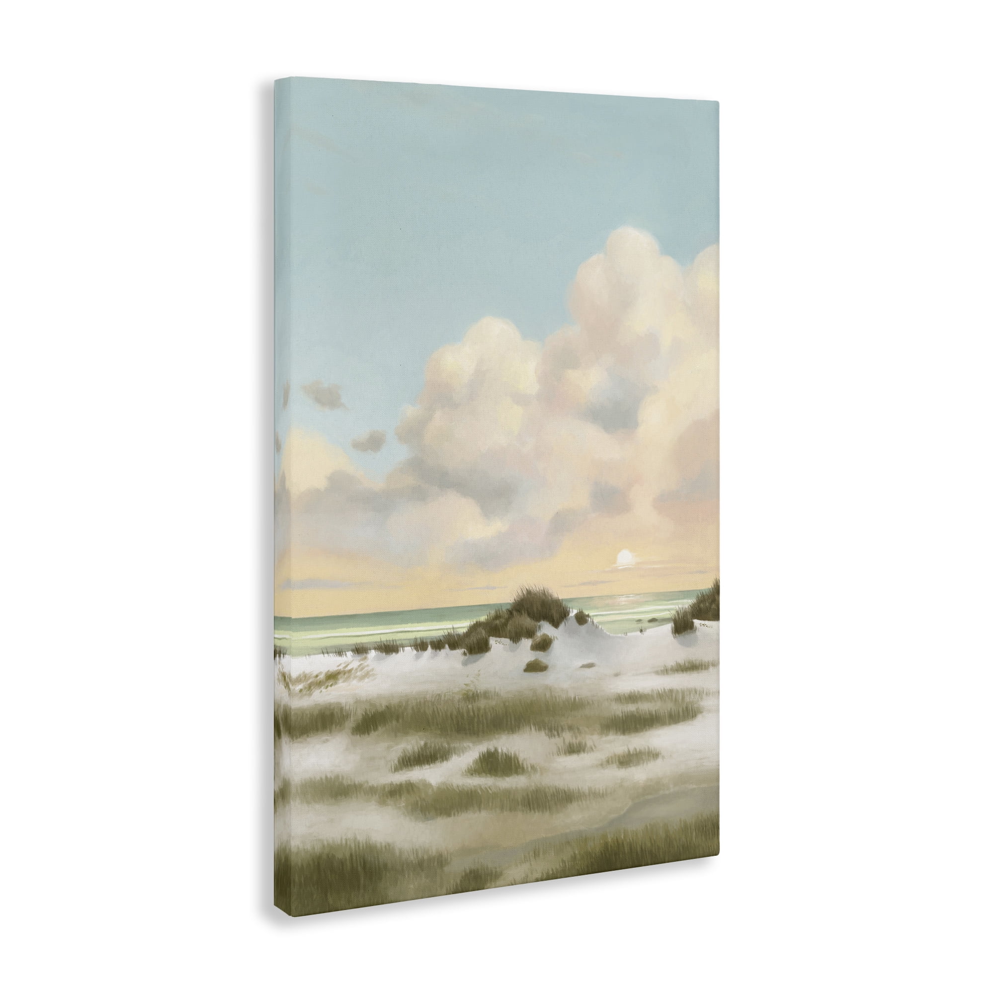 Stupell Industries Land & Sea Painting Landscape Painting Gallery Wrapped Canvas Art Print Wall Art, 16 x 24