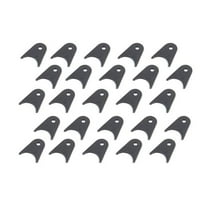 Allstar Performance ALL60003-25 Chassis Tab - Radius - 1/4in Mounting Hole - 1/8in Thick - Steel - Set of 25