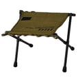 thumbnail image 3 of Taburete plegable con reposapiés, asiento de pesca, taburete portátil, taburete de camping, taburete de pesca para salón, actividades al aire libre, Verde, 3 of 8