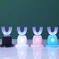 thumbnail image 3 of Adult Sonic Electric Toothbrush U Shaped 360 Degrees Teeth Whitening Toothbrushe Pink, 3 of 5