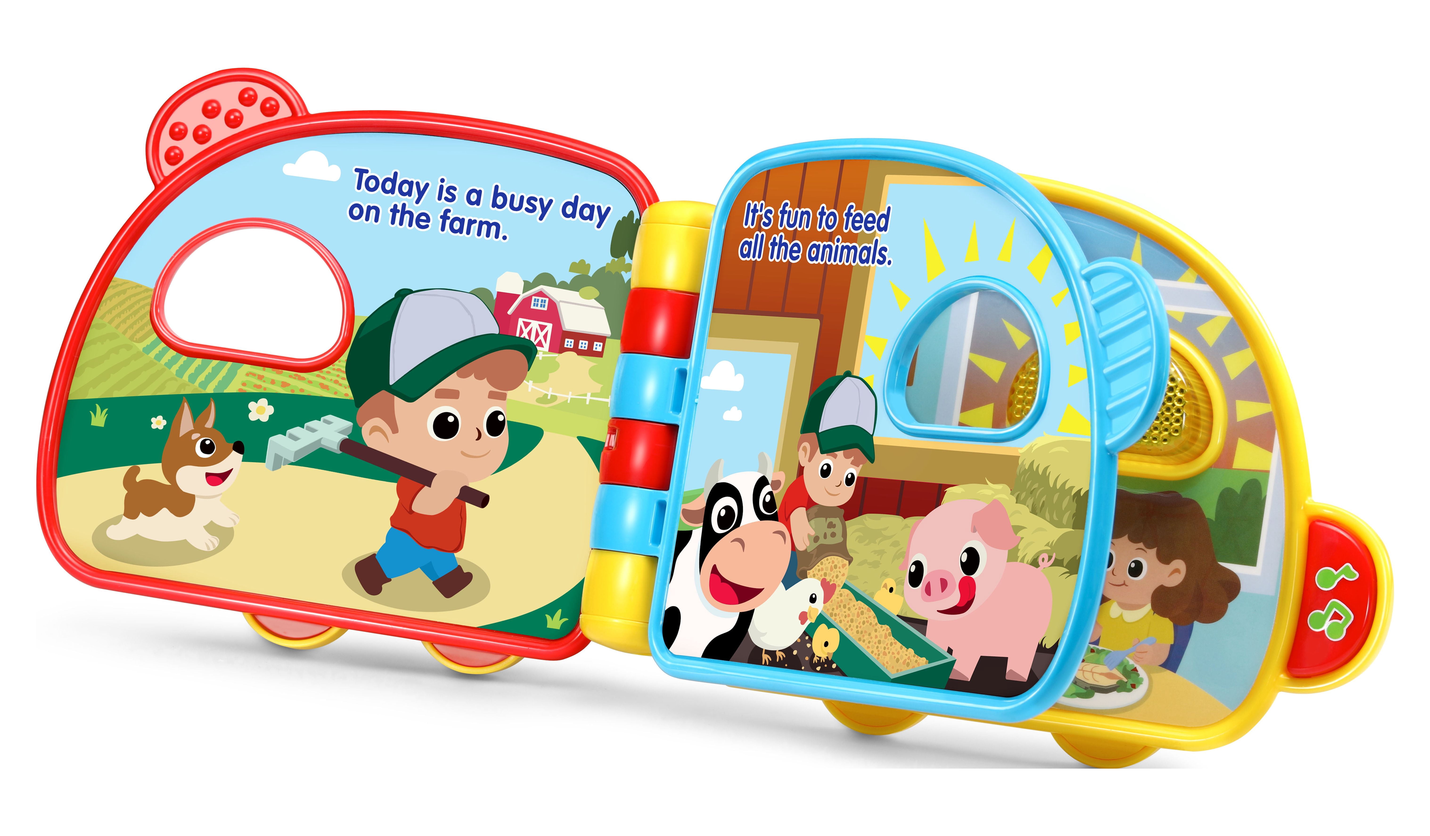VTech Farm Fun Storybook, Cute Electronic Toy Book for Baby and Infant