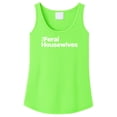 thumbnail image 4 of The Feral Housewives Tank Top for Women Funny Graphic Sleeveless Shirt for Wife Neon Green Tank Top X-Large, 4 of 5