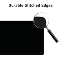 thumbnail image 3 of Desk Pad Protector,Mouse Pad with Non-Slip Rubber Base,Textured & Waterproof Mousepad with Stitched Edges,Large Desk mats for Computers,Laptop,Gaming,Office & Home,31.5 x 11.8 in,Black, 3 of 6