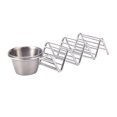 thumbnail image 4 of 2 Piezas Sostenedor de Taco Accesoiros Comida de Estilo Mexicano Vendrá Cómodo Sunnimix Taco Holder, 4 of 8