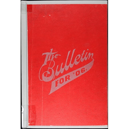 (Custom Reprint) Yearbook: 1906 Greenfield High School - Bulletin Yearbook (Greenfield, MO)