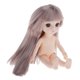 thumbnail image 5 of 13 articudo articudo móvil desnudo articuda cuerpo de muñeca con peluca de cabellero accesorio de piezas de bricoje 16cm con flequillo Yotijar BJD Doll Body, 5 of 9