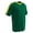 Forest Green, Optic Yellow, White, variant on CHAMPRO Mark Lightweight Soccer Jersey, Youth Large, Light Blue, White Highlights, Black Trim