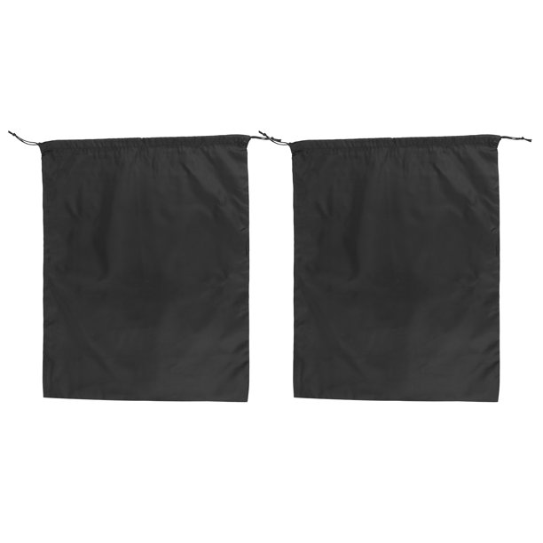Organizador Bolsa de lavandería de viaje, paquete de 2 organizadores de ropa sucia lavables a máquina (negro) Likrtyny Libre de BPA