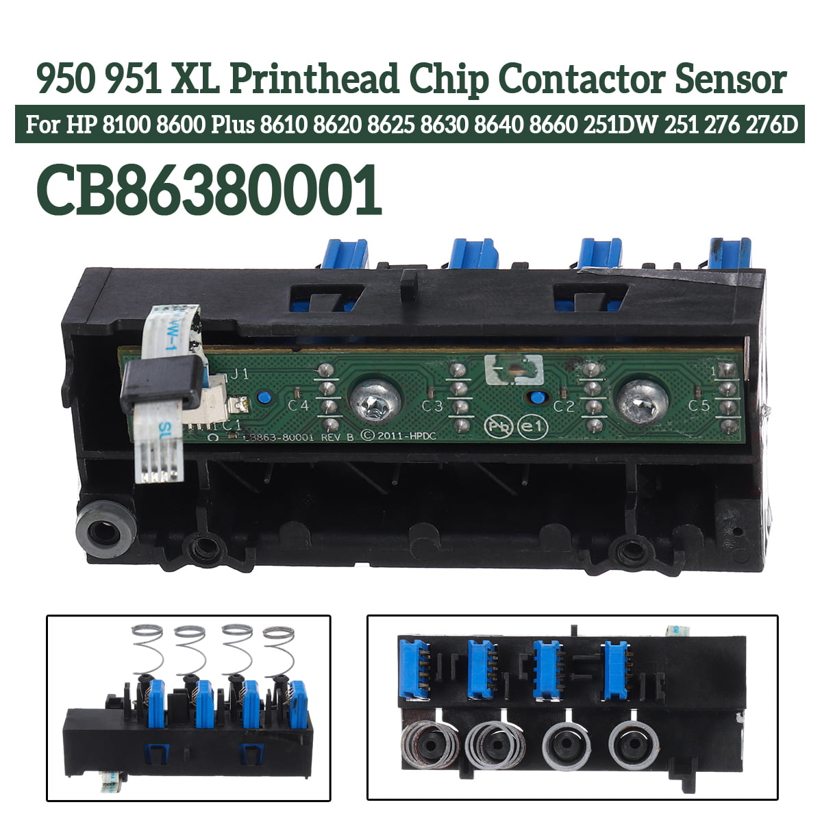 Printhead Chip contactor sensor 950 951 XL For HPofficejet Pro 