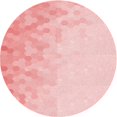 thumbnail image 1 of Ahgly Tapis Rond Lavable en Machine Intérieur Transitionnel Rouge Pastel Rose, 3 Pieds Rond, 1 of 7