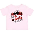 thumbnail image 3 of Inktastic My Uncle Loves Me with Cute Ladybugs Boys or Girls Baby T-Shirt, 3 of 5