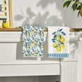 thumbnail image 3 of Lemon Flowers Floral Summer Kitchen Towels Dish Towels, 18x26 Inch Seasonal Decoration Hand Towels Set of 2, 3 of 6
