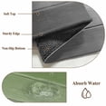 thumbnail image 6 of Round Rugs 5Ft, Sage Green Gray Round Area Rug Washable Indoor Throw Carpet, Vintage Country Ombre Chic Wooden Grain Soft Non Slip Circle Rug for Cabinet Bathroom Home Decor Aesthetic, 6 of 8